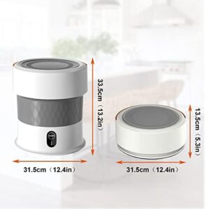 PanHuiWen 13L Mini Portable Turbo Electric Washing Machine with Ozone Sterilization