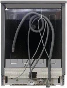 HF5C7F0A 15 Place Full Size Freestanding Dishwasher with WiFi in kitchen setting