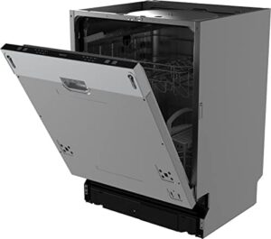 Wiggo WD-B6126E Built-in Dishwasher – Fully Integrated, Energy Efficient, and Quiet