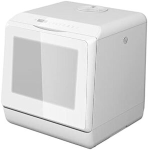 Table Top Dishwasher with 6 Place Settings, Portable Mini Dishwasher, Stainless Steel Interior  