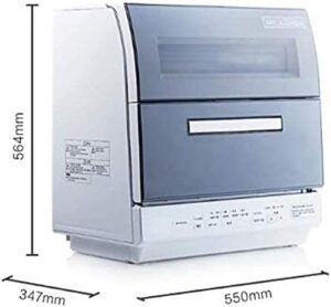 Fully Automatic Drying and Sterilizing Desktop Dishwasher with Rotary Jet Water Flow and High-Temperature Cleaning