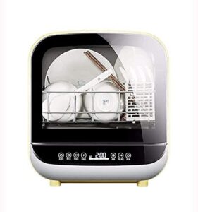 Fully Automatic Desktop Free Installation Dishwasher with 3D Whale Spray Technology and high-temperature sterilization.