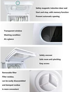 BLUNOA Table Top Dishwasher with 6 place settings and compact design, perfect for small kitchens and apartments