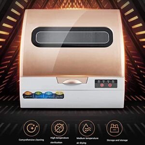 Compact Countertop Dishwasher with Dual Intelligent Dryer – Easy to Clean, Luxurious Touch Panel