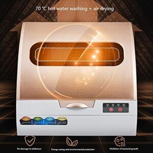 Compact Countertop Dishwasher with Dual Intelligent Dryer – Easy to Clean, Luxurious Touch Panel