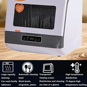 Table Top Dishwasher with 5 Place Settings in Gold, LED Display, and Touch Button Control