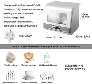 Mini Dishwasher Portable Table – Compact and Efficient for High-Temperature Cleaning
