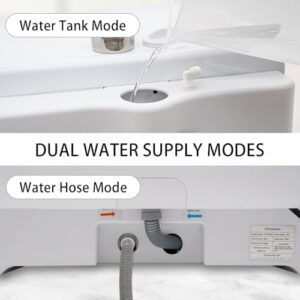 Portable Countertop Dishwasher Mini with 7L Water Tank, Compact Design, and Air-Dry Feature
