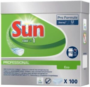 Sun All in 1 Eco Professional Dishwasher Tablets 100 x 18g (1.8kg) pack  