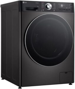 LG F4Y913BCTA1 13kg TurboWash360 Washing Machine in Black with TurboWash and AI features