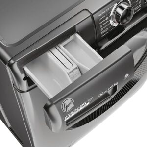 Hoover H3DPS4966TAMBR80 Freestanding Washer Dryer with LED Display in Graphite Color