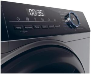 HW80-B14939S8 Freestanding Washing Machine, 8kg load, 1400RPM spin speed, Graphite finish, Energy Class A