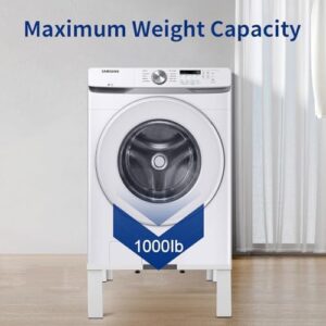 ANBase 12" Height Heavy-Duty All Steel Washing Machine Stand for Washer and Dryer