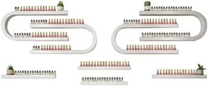 FUYAO Wall Mounted Shelf Nail Polish Bottle Display Rack for beauty salons and home use