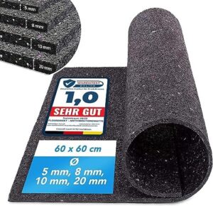 High-Efficiency Anti-Vibration Mat for Washing Machines, Speakers and Flooring, customizable size, noise and vibration reduction