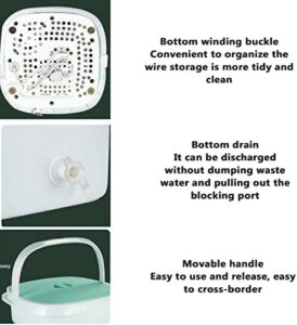 PanHuiWen Folding Washer 1.8kg Portable Turbo Washing Machine with Compact Design, Ideal for Small Spaces