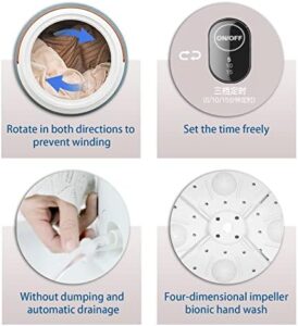 PanHuiWen Folding Washing Machine, compact, portable, and green, ideal for small spaces and travel