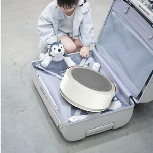 PanHuiWen Folding Mini Washing Machine – Portable 13L Ultrasonic Washer with Ozone Sterilization for Travel and Small Spaces  