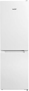 COMFEE' Freestanding Fridge Freezer 174 Litre RCB169WH2(E) with LED lights, adjustable thermostat, and low noise  