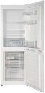 Russell Hobbs Fridge Freezer Low Frost White 60/40, fast freeze, adjustable thermostat, and sleek design