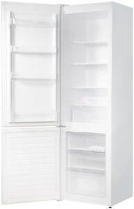 Russell Hobbs Freestanding Fridge Freezer, 204L fridge, 84L freezer, eco-friendly design, white finish
