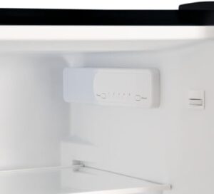SIA SFF15050BLE 50/50 Split Freestanding Fridge Freezer in Black with Low Frost Technology