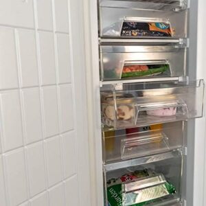 SIA 54cm White Fully Integrated Tall Freezer & Larder Fridge Twin Pack with A+ energy rating, spacious storage, and reversible doors  