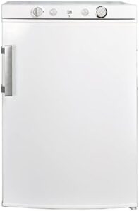 Smad Gas Fridge Freezer (85L + 15L), Silent 3 Way Fridge for Mobile Homes, Dorms, and More