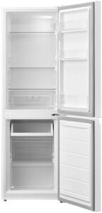 Cookology CFF174WH Static 174 Litre Freestanding Fridge Freezer in white with adjustable temperature control and LED lighting