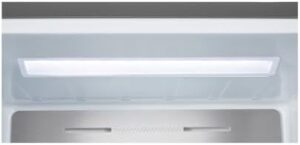 Teknix FFH270X 70cm Freestanding Fridge Freezer with brushed stainless steel finish and large 495L capacity