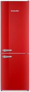 Montpellier MAB386ER 295L Retro Fridge Freezer in Red with Frost Free Technology