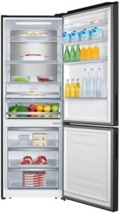 Hisense RB645N4BFE 495L Frost Free Fridge Freezer in Black