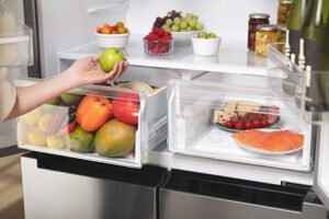Bosch KFN96VPEAG French Door Fridge Freezer with NoFrost, XXL Capacity, and SuperCooling Function