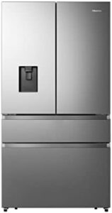 Hisense RF749N4SWSE American fridge with Wi-Fi connectivity, French drawer door, and large 579L capacity