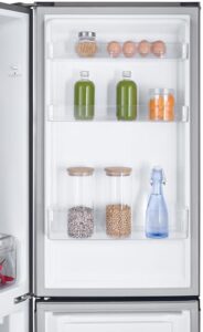 Hoover HOCH1T518EXK Total No Frost 253L Fridge Freezer in silver finish