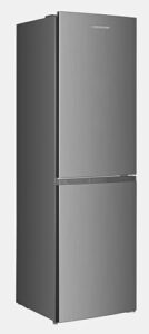 Cookology CFF2475050IX Frostfree 244L Freestanding 50/50 Fridge Freezer with adjustable temperature control and reversible doors  