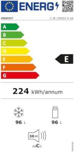 Indesit EIB150502D Integrated Fridge Freezer in a modern kitchen setup