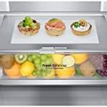 LG GBB92STACP Fridge-Freezer Freestanding 384L Stainless Steel