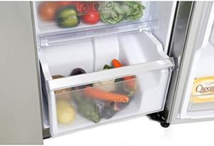 Samsung RS68N8941SL 613L American Style Fridge Freezer with touchscreen and Twin Cooling Plus technology in a sleek silver finish.  