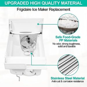Upgraded 241860803 Refrigerator Ice Bucket Assembly for Frigidaire Ice Maker Replacement