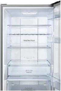 Teknix FFH1860X 60cm Freestanding Fridge Freezer with Frost Free Technology and Digital Controls