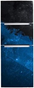 Stylish fridge door wrap vinyl sticker for a modern kitchen makeover  