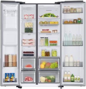 Samsung Series 8 American Style Fridge Freezer with SpaceMax™ Technology in Silver