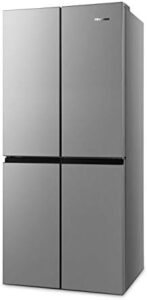 Hisense RQ563N4SI2 Total No Frost American Fridge Freezer in Stainless Steel with spacious design and advanced cooling technology