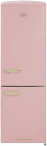 CDA 60/40 Frost Free Fridge Freezer in Tea Rose, showcasing its sleek design and energy efficiency