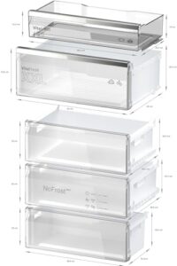 Bosch KGN49AIBT Series 6 fridge-freezer with VitaFresh XXL and NoFrost technology