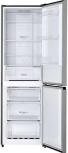 LG GBM21HSADH 304L Frost Free Tall Fridge Freezer in Silver with sleek modern design