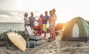 Totalfreeze Portable Fridge Freezer for outdoor adventures, camping, and road trips