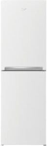 318 Litre 50/50 Freestanding Fridge Freezer in white, featuring a modern design and energy-efficient performance  