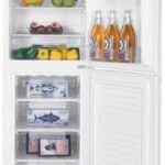 AFF173552W 50/50 Manual Defrost Fridge Freezer in White with ample storage space and energy efficiency